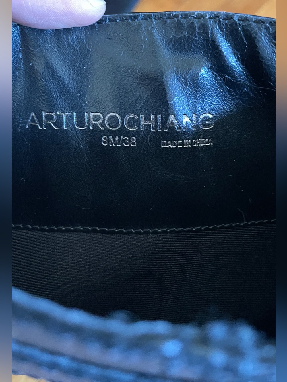 Arturo Chiang //
Goodyear black leather riding knee boots w/buttons side zip 8 - Picture 7 of 15